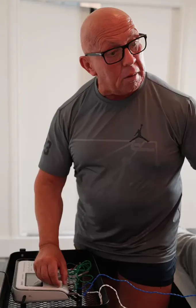 Postural assessment and correction session in a Colchester treatment room